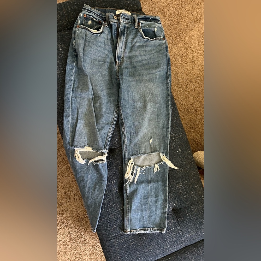 The ankle straight ultra high rise curve love jean